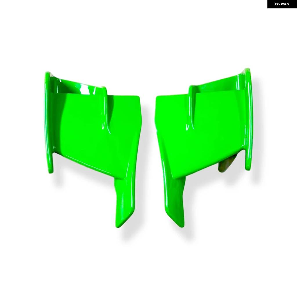 並行輸入品 カワサキ ZX-4R ZX-4RR ZX-25R ZX25R 2020-2024 フェアリング ウィングレット フィン トリム カバー バイク ウィング プロテクター ウィン_3