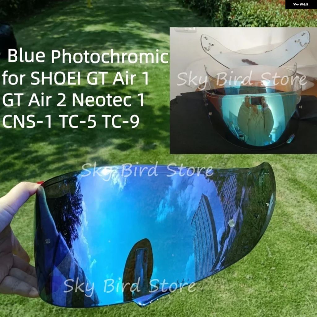 SHOEI GT-Air／NEOTEC用 調光シールド 自動色変化 昼夜対応 並行輸入品 調光バイザー SHOEI GT AIR 1 2 NEOTEC CNS-1 CNS TC-5 TC