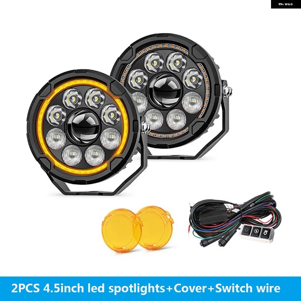 並行輸入品 5インチ ハイ/ロービーム 高出力 110W GR ADV オートバイ LED スポットライト ハーネス スイッチ BMW R1200GS LC 2014-2018_1