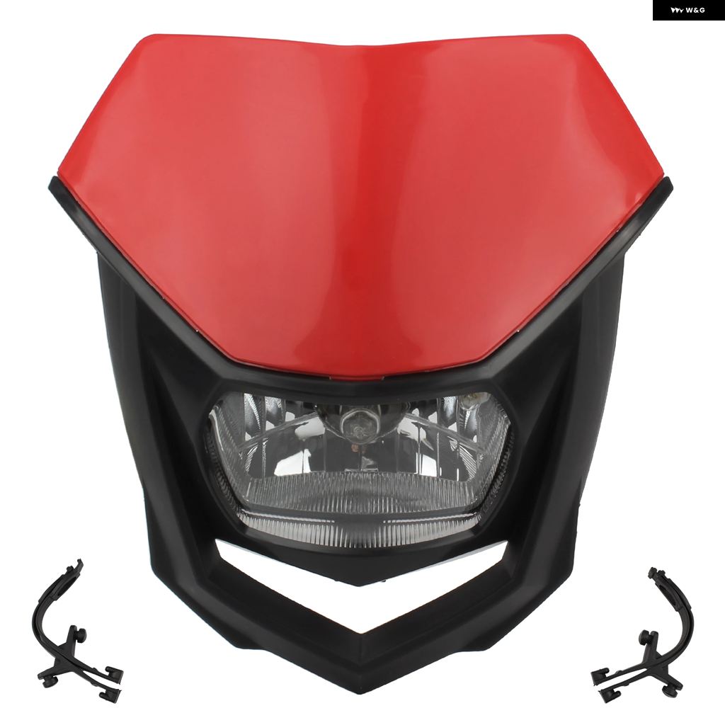 ブランド登録なし - 並行輸入品 自動二輪車 ダート 自動二輪車 ハロゲン 前照灯 本塁 ホンダ カワサキ ヤマハ モト 前照灯 エンデューロ 上端照明ランプ