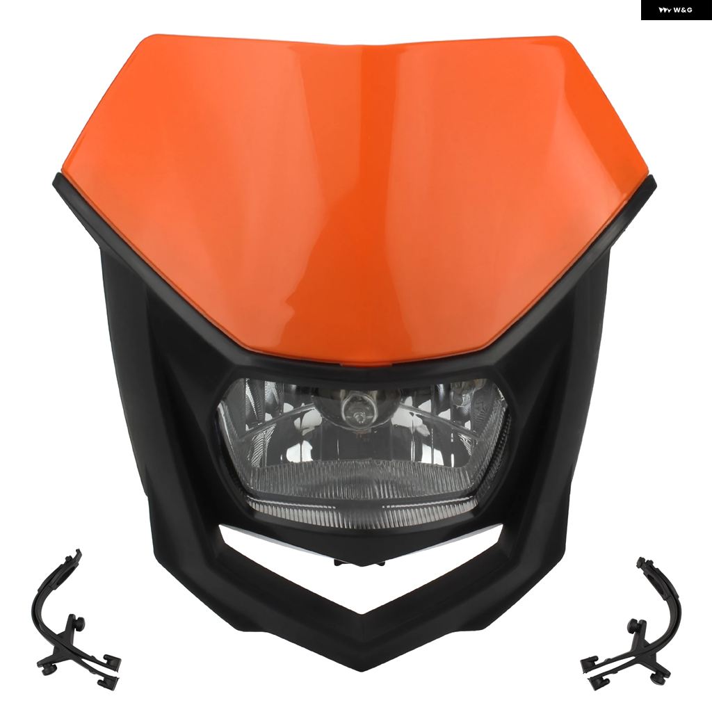 ブランド登録なし - 並行輸入品 自動二輪車 ダート 自動二輪車 ハロゲン 前照灯 本塁 ホンダ カワサキ ヤマハ モト 前照灯 エンデューロ 上端照明ランプ