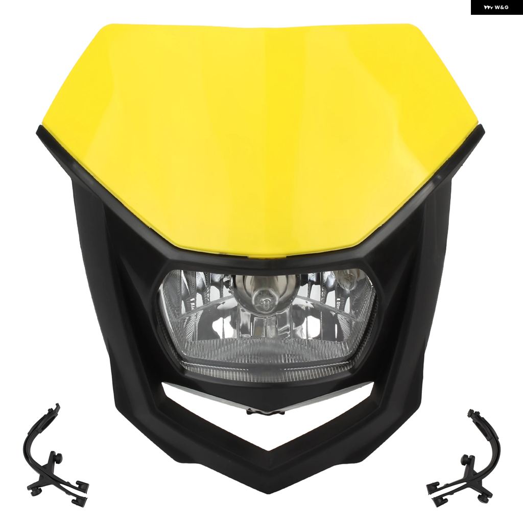 ブランド登録なし - 並行輸入品 自動二輪車 ダート 自動二輪車 ハロゲン 前照灯 本塁 ホンダ カワサキ ヤマハ モト 前照灯 エンデューロ 上端照明ランプ