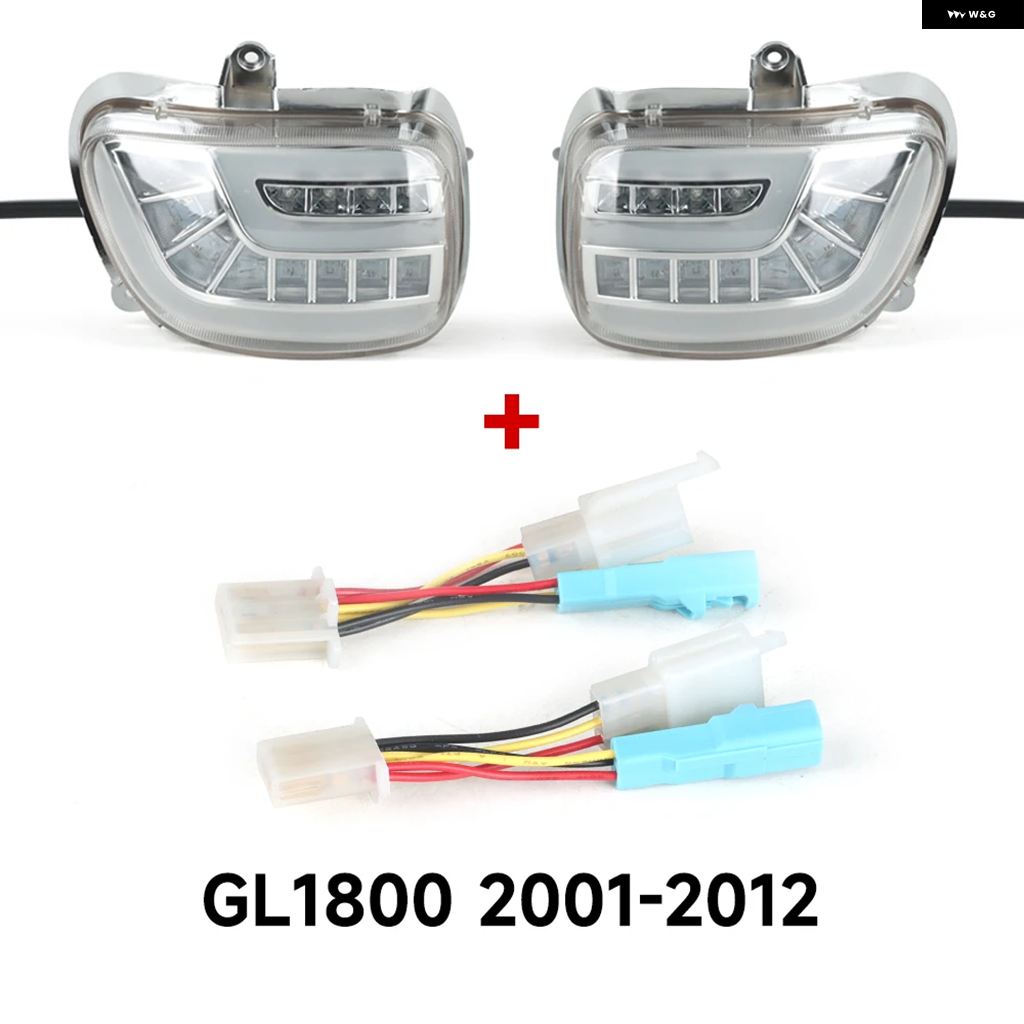 ブランド登録なし - 並行輸入品 自動二輪車 向こう正面LEDウインカー デイタイム 駈けっくら照明ランプ働き掛ける仕かける ホンダ ゴールド舞台の袖 GL1800 F6B 2001-2017