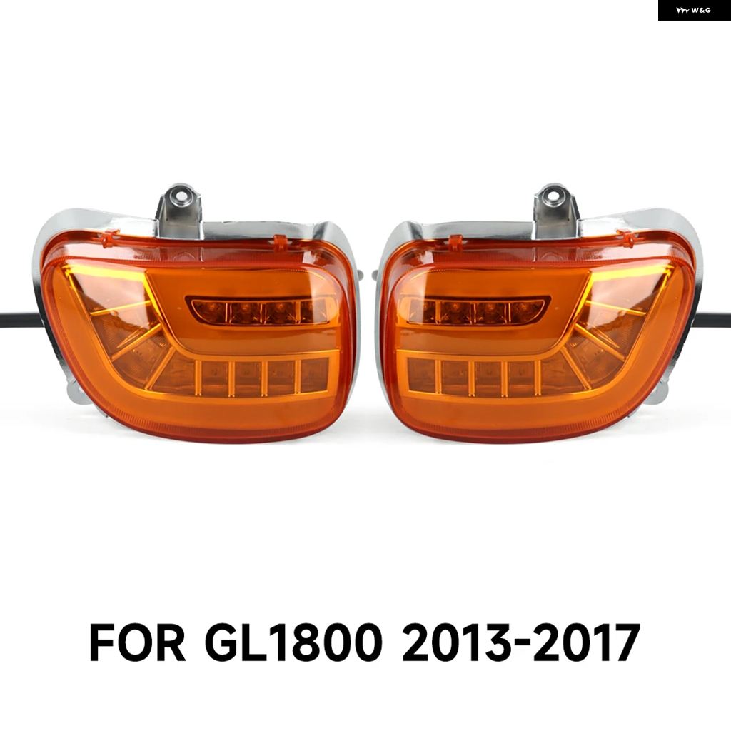 ブランド登録なし - 並行輸入品 自動二輪車 向こう正面LEDウインカー デイタイム 駈けっくら照明ランプ働き掛ける仕かける ホンダ ゴールド舞台の袖 GL1800 F6B 2001-2017