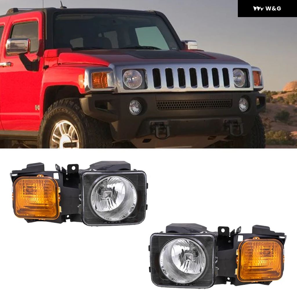 HUMMER H3 ヘッドライト 日本仕様 Amazon | 06-09y ハマーH3 純正 ヘッドライト&パークシグナル