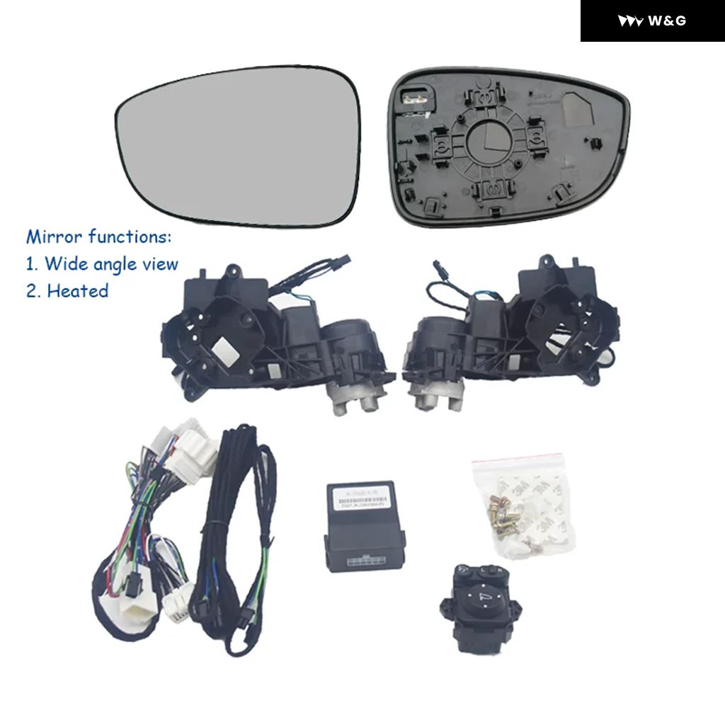 サイドバックミラー 自動 折りたたみ モーター アップグレード キット モジュール ホンダ アコード10TH 11TH LHD 2018-2024広角ビューカーミラー