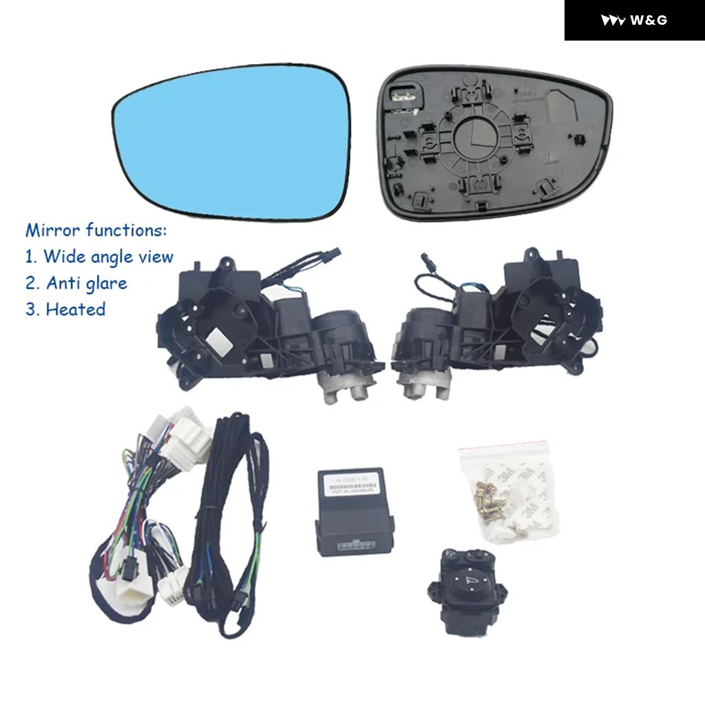 サイドバックミラー 自動 折りたたみ モーター アップグレード キット モジュール ホンダ アコード10TH 11TH LHD 2018-2024広角ビューカーミラー