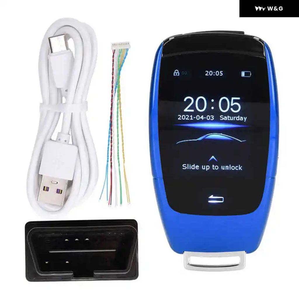 並行輸入品 汎用 スマートカーキーTK900 LCDタッチスクリーンスマートキーリモートキーレスエントリースタートストップ エンジ | ブランド登録なし | 03