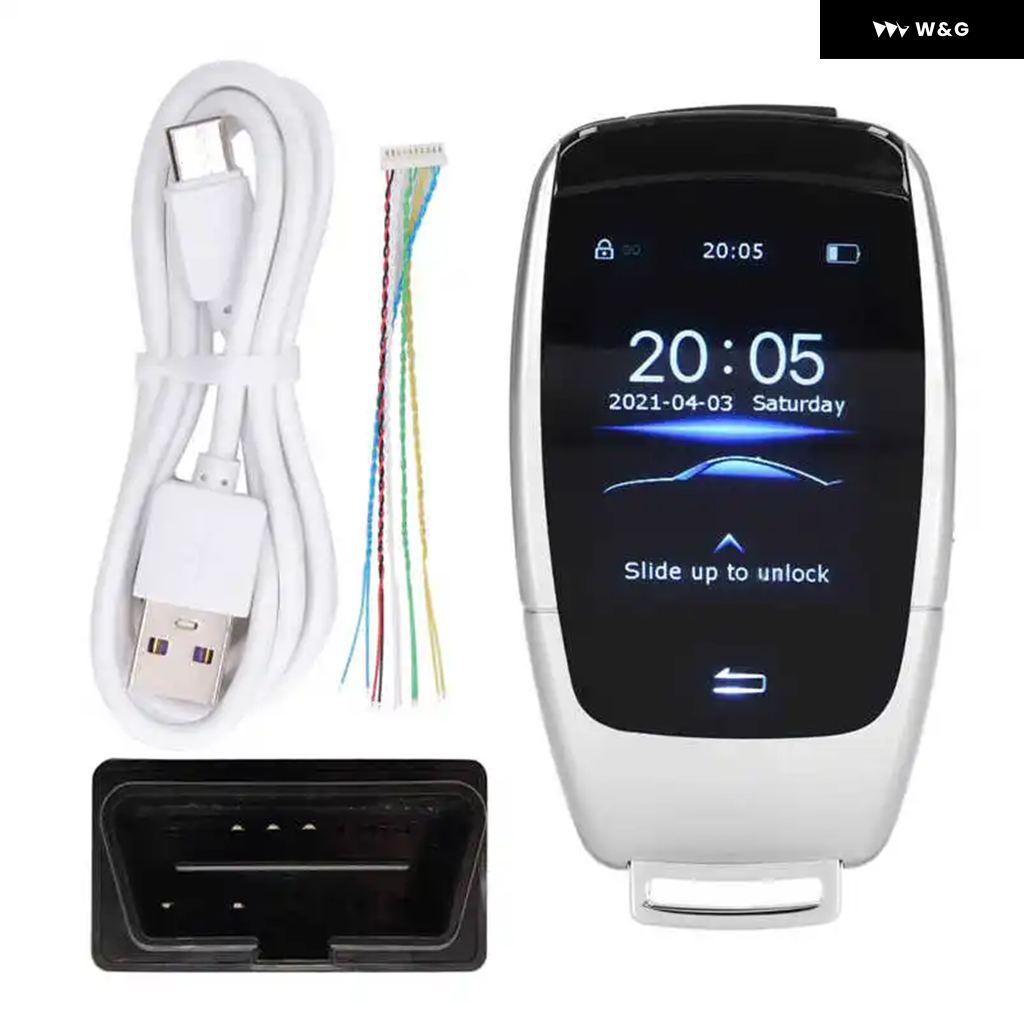 並行輸入品 汎用 スマートカーキーTK900 LCDタッチスクリーンスマートキーリモートキーレスエントリースタートストップ エンジ | ブランド登録なし | 04