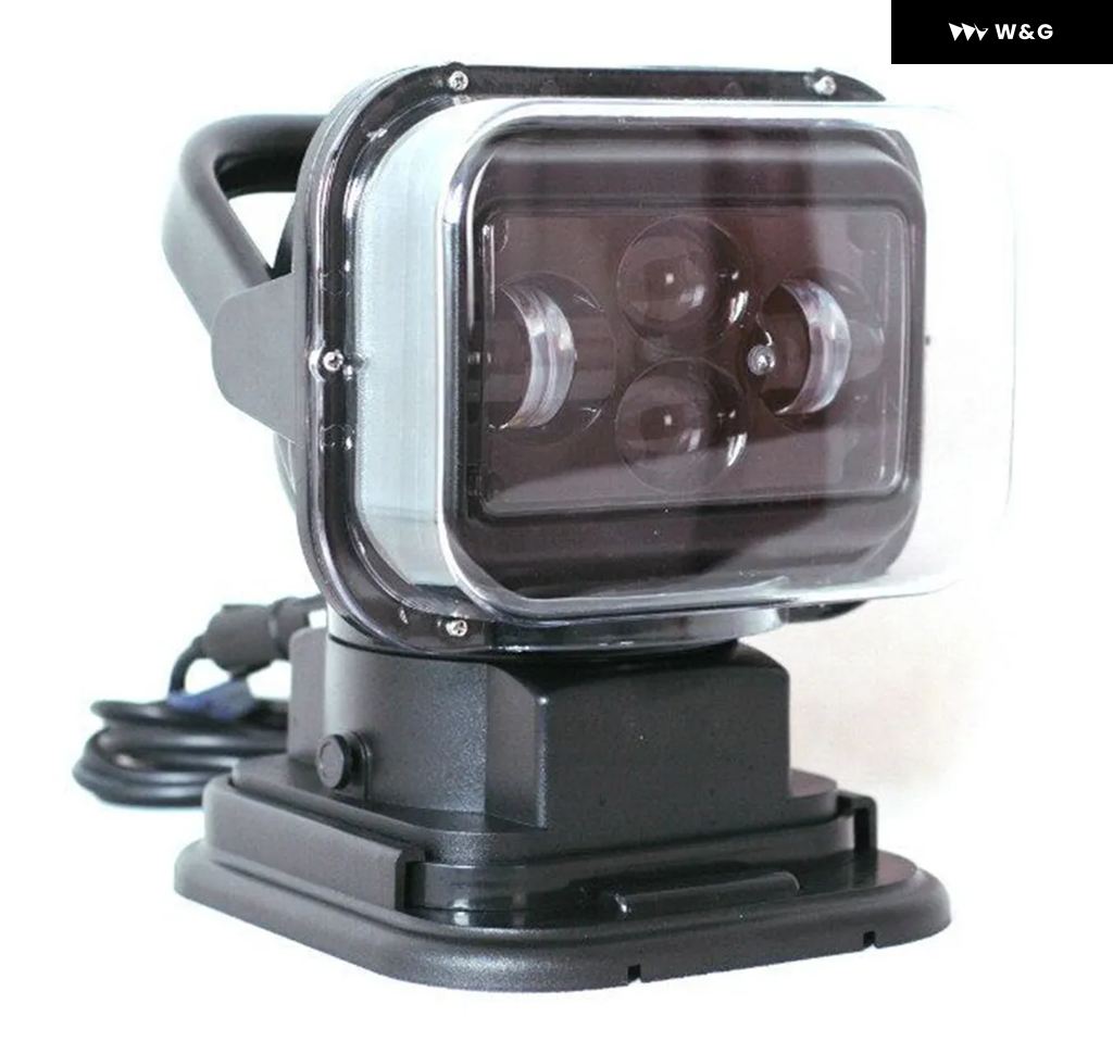 並行輸入品 7インチ 360度 リモコン LED サーチライト 60W マリンサーチライト スポットライト ボート 車 車両 オフ | ブランド登録なし | 02