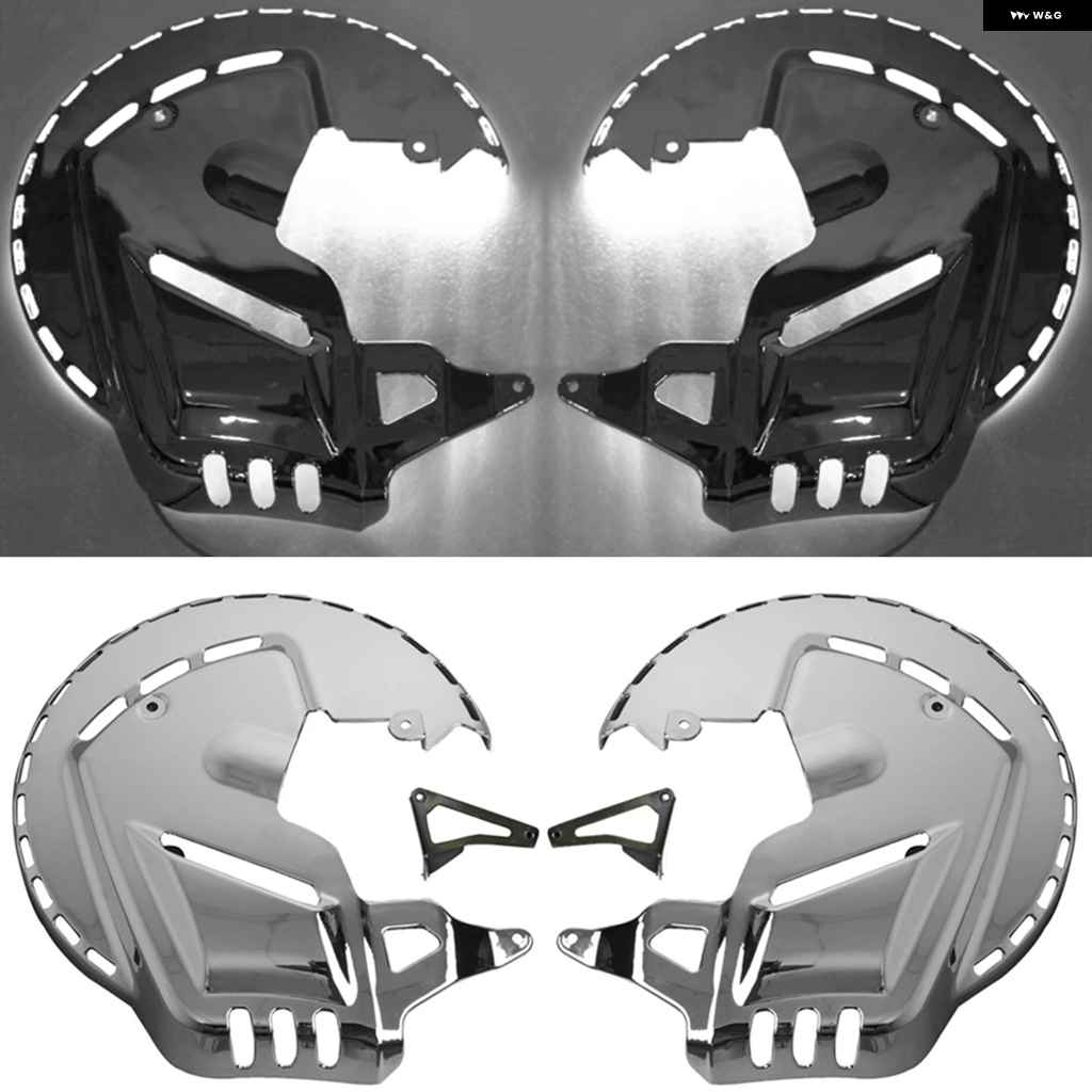 並行輸入品ホンダ GOLDWING GL1800 2001-2015 F6B 2013-2015 オートバイ バイク アクセサリー クローム ブレーキディスク ローターカバー_3