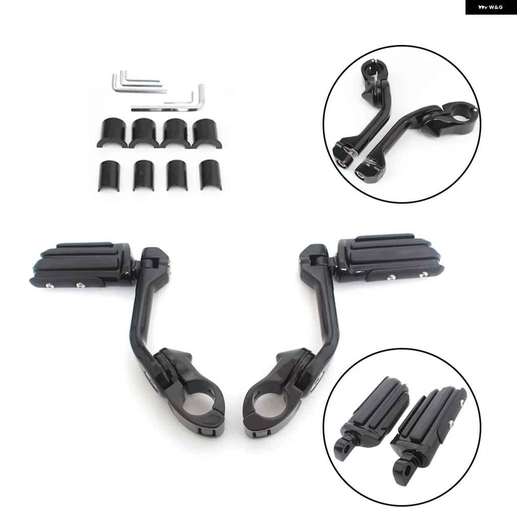 並行輸入品オートバイ バイク フットレスト 1-1/4インチ 32MM エンジン ガード フットペグ マウント 1-1/4インチ 32MM エンジン ガードの画像