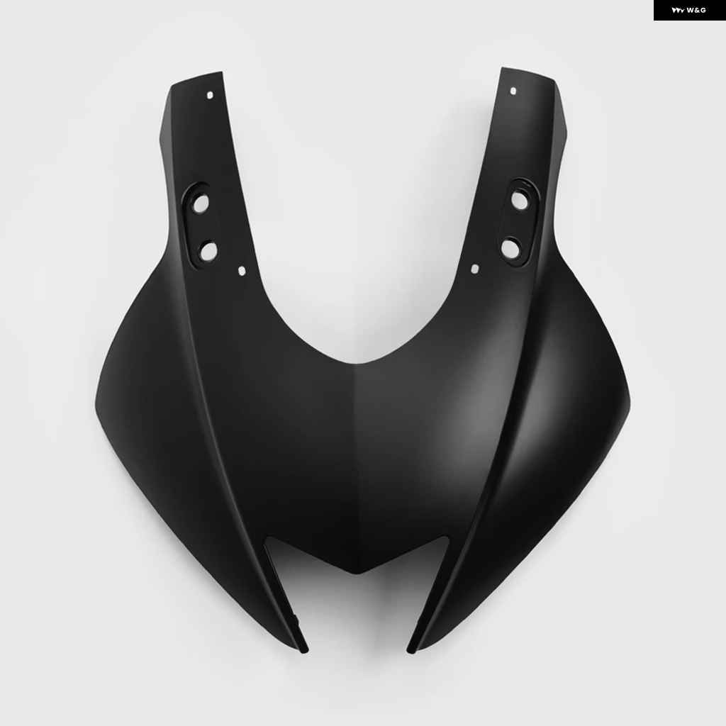 並行輸入品フロントノーズアッパーカウル フェアリング ヤマハ YZF R3 R25 2019-2024 ヘッドライト カウルマスクカバー ノーズ アップグレード R1 R6 ス