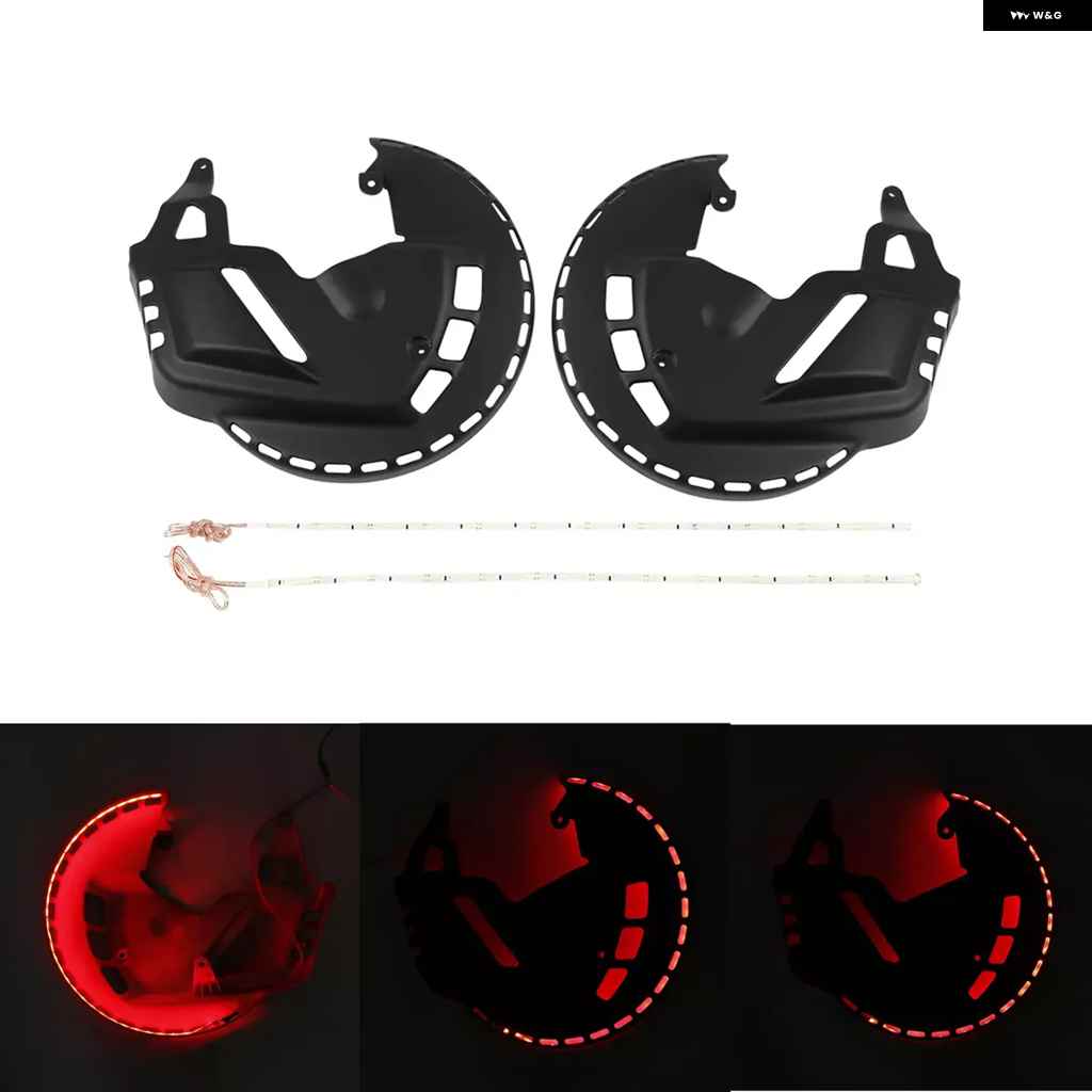 並行輸入品オートバイ バイク フロントブレーキローターカバー LEDライト ホンダ ゴールドウイング GL1800 2001-2017 F6B 2013-2017_6