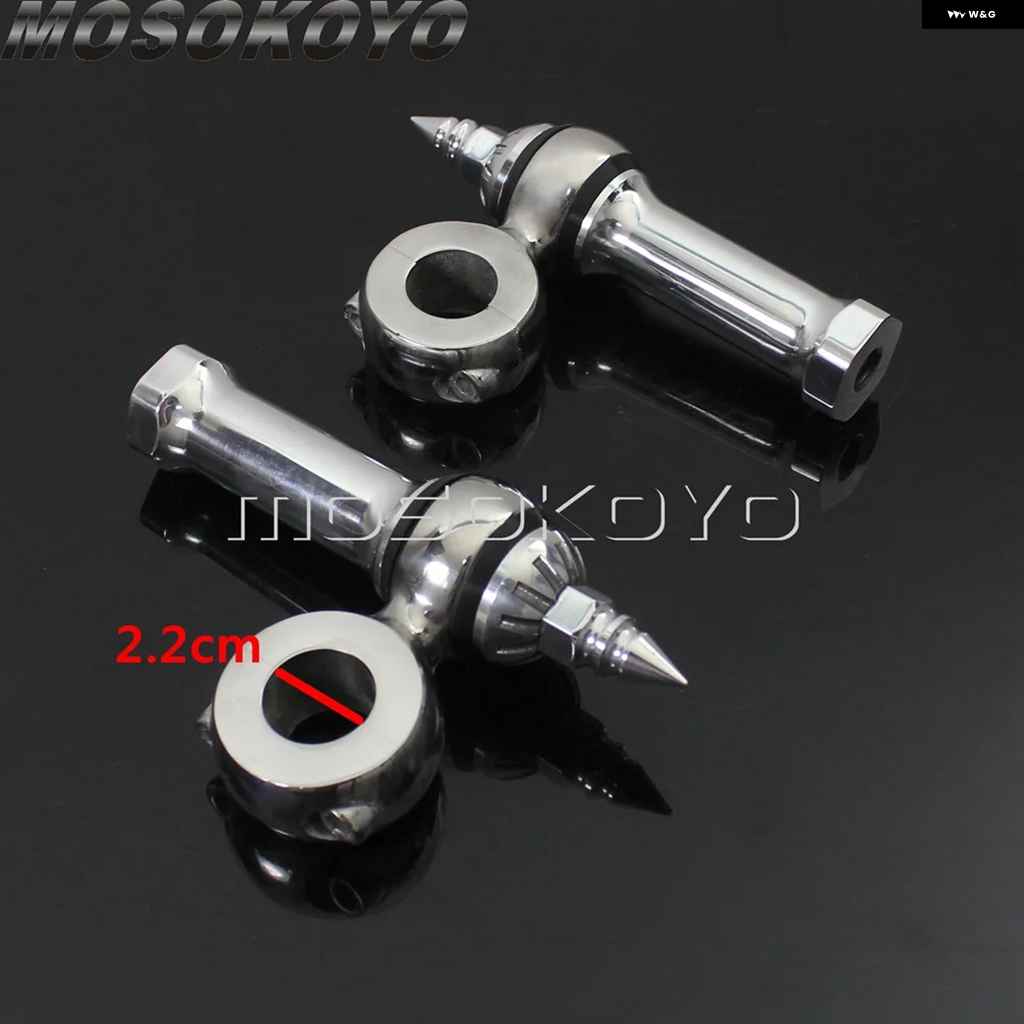 並行輸入品カフェレーサー ハンドルバー ライザー 22MM 25MMオフセット ドッグボーン レトロライザー ハーレー ハンドルバー クランプ ハンドルバー 7/8の画像