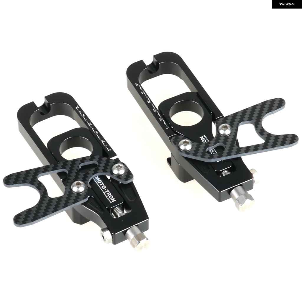 並行輸入品カワサキ ZX6R ZX636 2019-2024 ZX-6R オートバイ バイク CNC 合金 カーボンボード チェーン 調整アジャスター | ブランド登録なし | 01