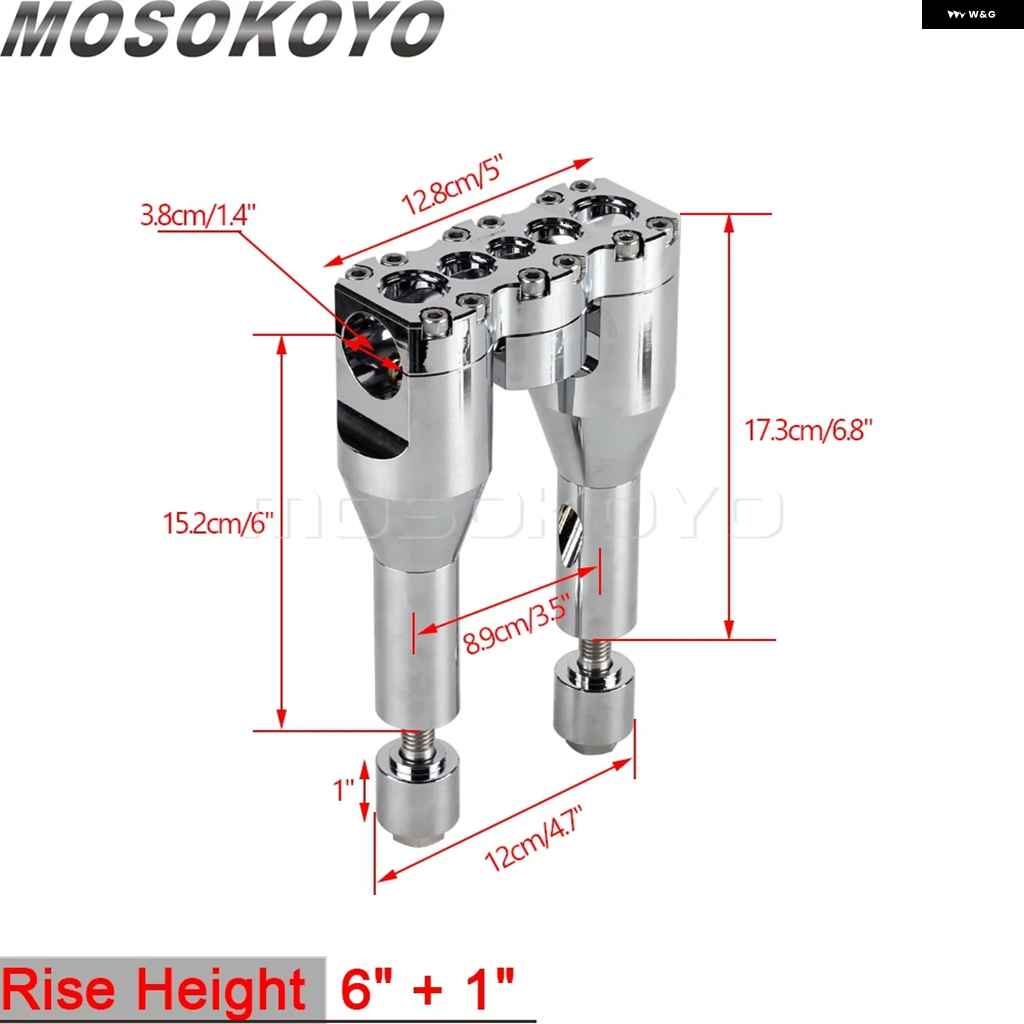 ブランド登録なし - 並行輸入品 ハーレー 表どおりシリング ファットボブ ダイナ FXD ソフテイル 手持ち部分赤ちょうちん ライザー 38MM 1 1/2in ファットバークランプ 6イ