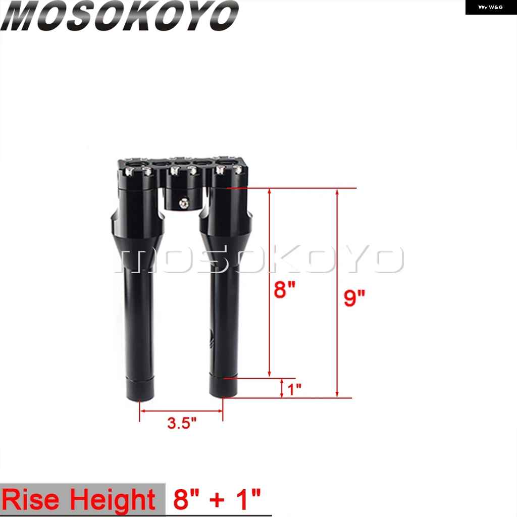 ブランド登録なし - 並行輸入品 ハーレー 表どおりシリング ファットボブ ダイナ FXD ソフテイル 手持ち部分赤ちょうちん ライザー 38MM 1 1/2in ファットバークランプ 6イ