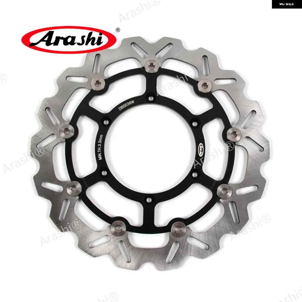 並行輸入品1個 スズキ DRZ SM 400 2005-09 CNC フルフローティング フロント ブレーキディスク ブレーキローター DRZ 400 SM_6