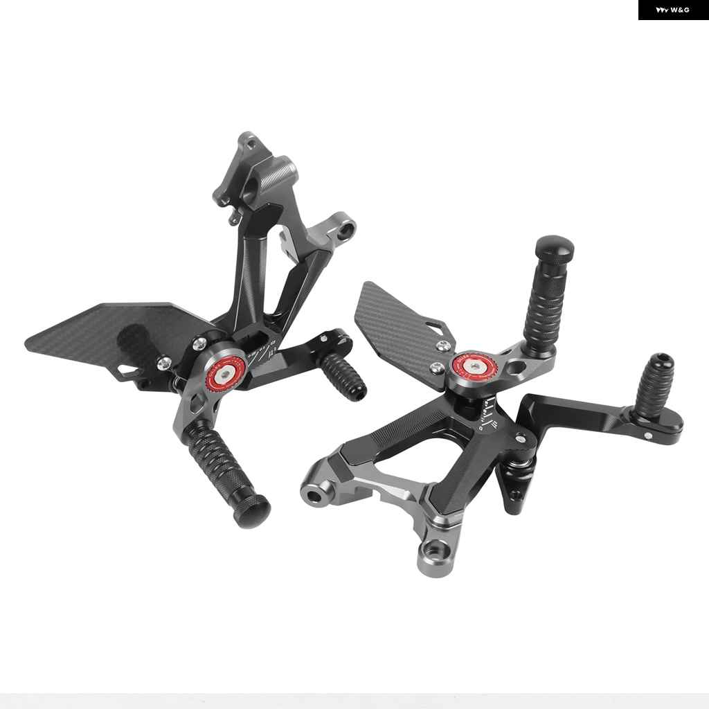 並行輸入品ドゥカティ PANIGALE V4S STREETFIGHTER V4 V4R 2018-2023 オートバイ バイク フットレスト リアセット フットペグ レスト リアセットの画像