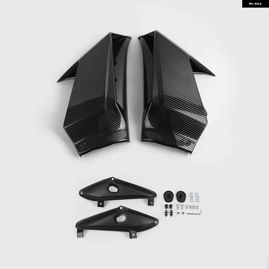 【並行輸入品】CBR650R ファイアブレード ウィング ホンダ 2019 2021-23 ボディ サイドカバー エアロ ウィングレット フレーム カウル フェアリング エアロ