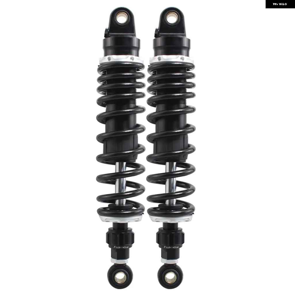 並行輸入品330MM オートバイ バイク リアサスペンション 調整可能エアショック アブソーバー ダンパー ハーレー ホンダ ヤマハ ATV クワッドの画像