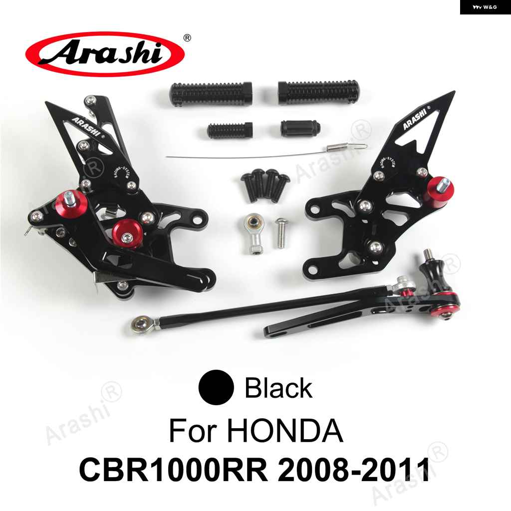 並行輸入品オートバイ バイク フットレスト ホンダ CBR1000RR 2004 - 2020 フットペグ リアセット CBR1000 2008-11_5