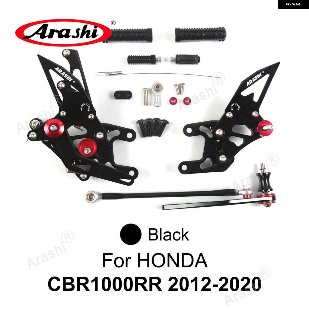 並行輸入品オートバイ バイク フットレスト ホンダ CBR1000RR 2004 - 2020 フットペグ リアセット CBR1000 2008-11_6