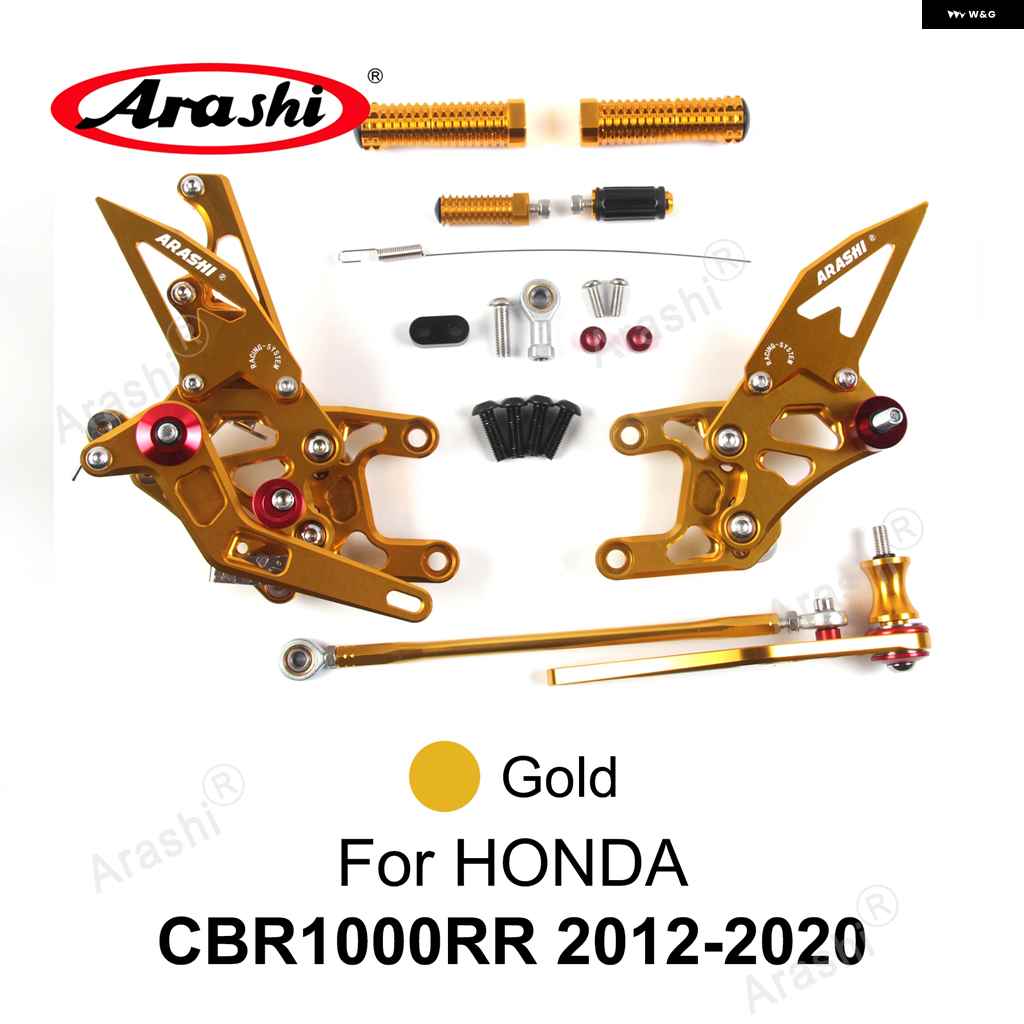 並行輸入品オートバイ バイク フットレスト ホンダ CBR1000RR 2004 - 2020 フットペグ リアセット CBR1000 2008-11_4
