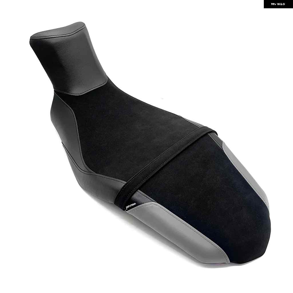 並行輸入品スズキ KATANA 2019 2020-2024 オートバイ バイク フロントドライバー ワンピースシート クッション リアパッセンジャーシートカバー_2