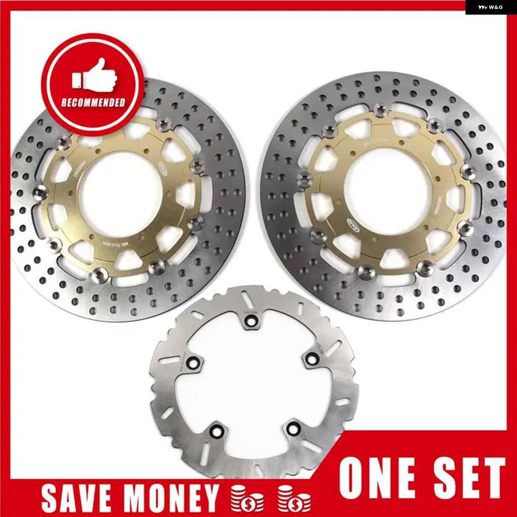 並行輸入品1セット BMW 2009 - 2015 CNC フロントリア ブレーキディスク ブレーキローター 2010-14 F800GS F700GSの画像