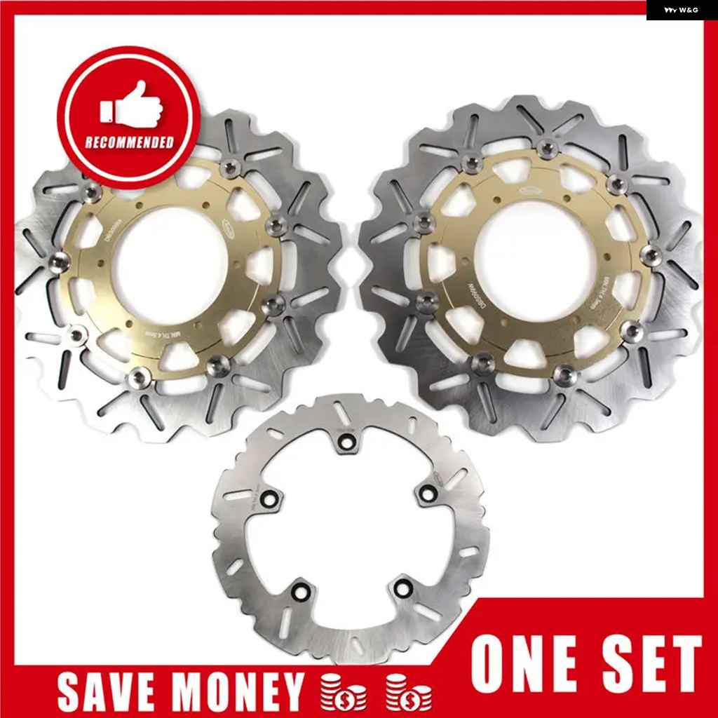並行輸入品1セット BMW 2009 - 2015 CNC フロントリア ブレーキディスク ブレーキローター 2010-14 F800GS F700GSの画像