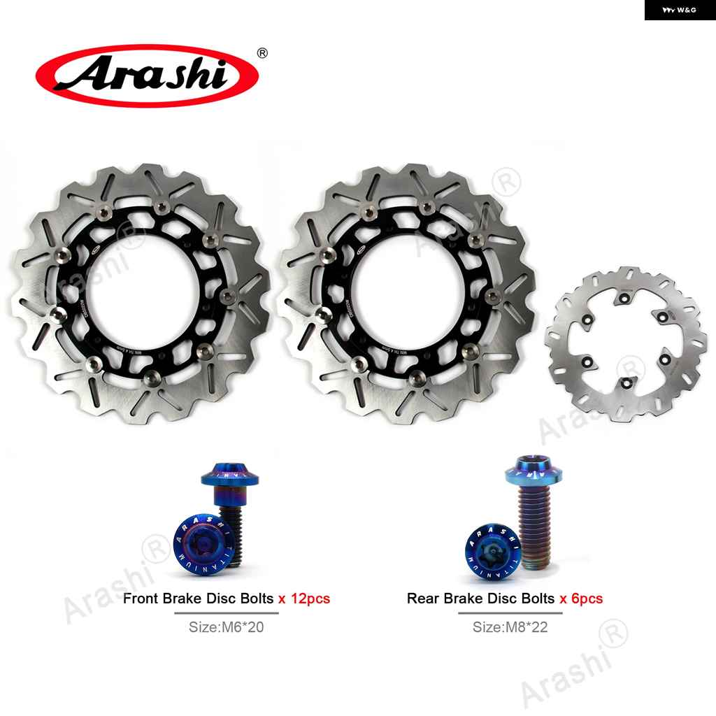並行輸入品CNC フロント リア ブレーキ ディスク ローター ボルトセット ヤマハ TDM 900 2004 - 2014 2005-13_5