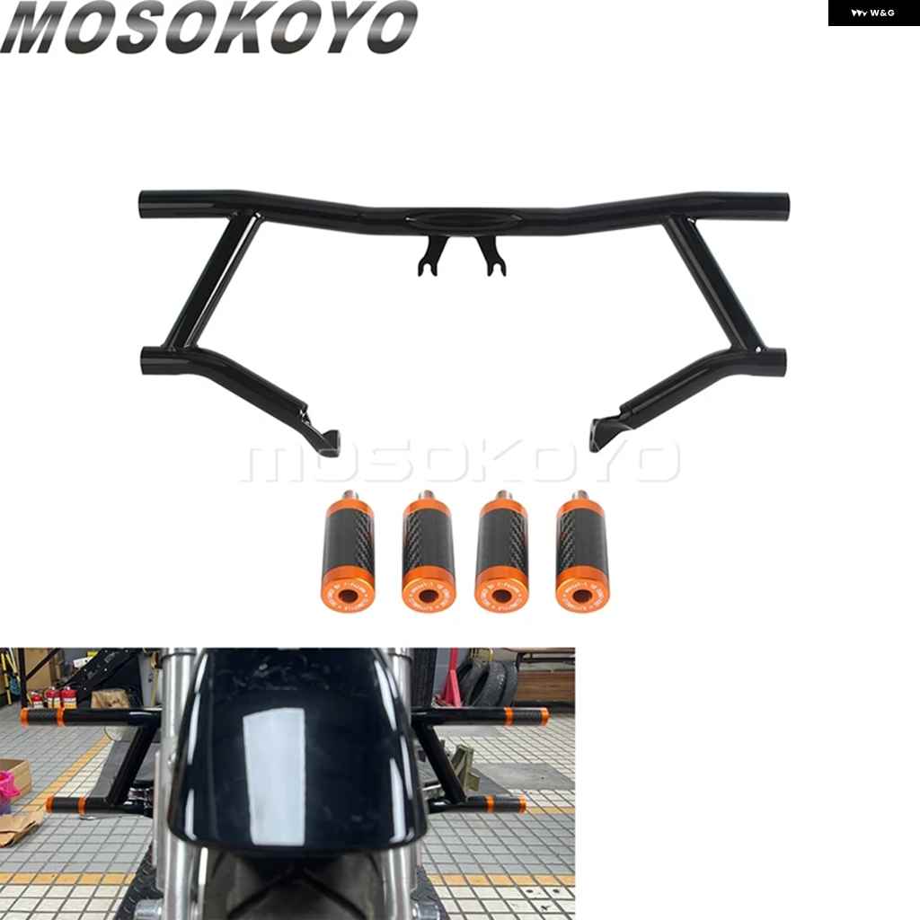 並行輸入品エンジン ガード クラッシュ バー フレーム オートバイ バイク バンパー フットレスト ハーレー フリーホイーラー FLRT 15-25 ストリートグラ_6