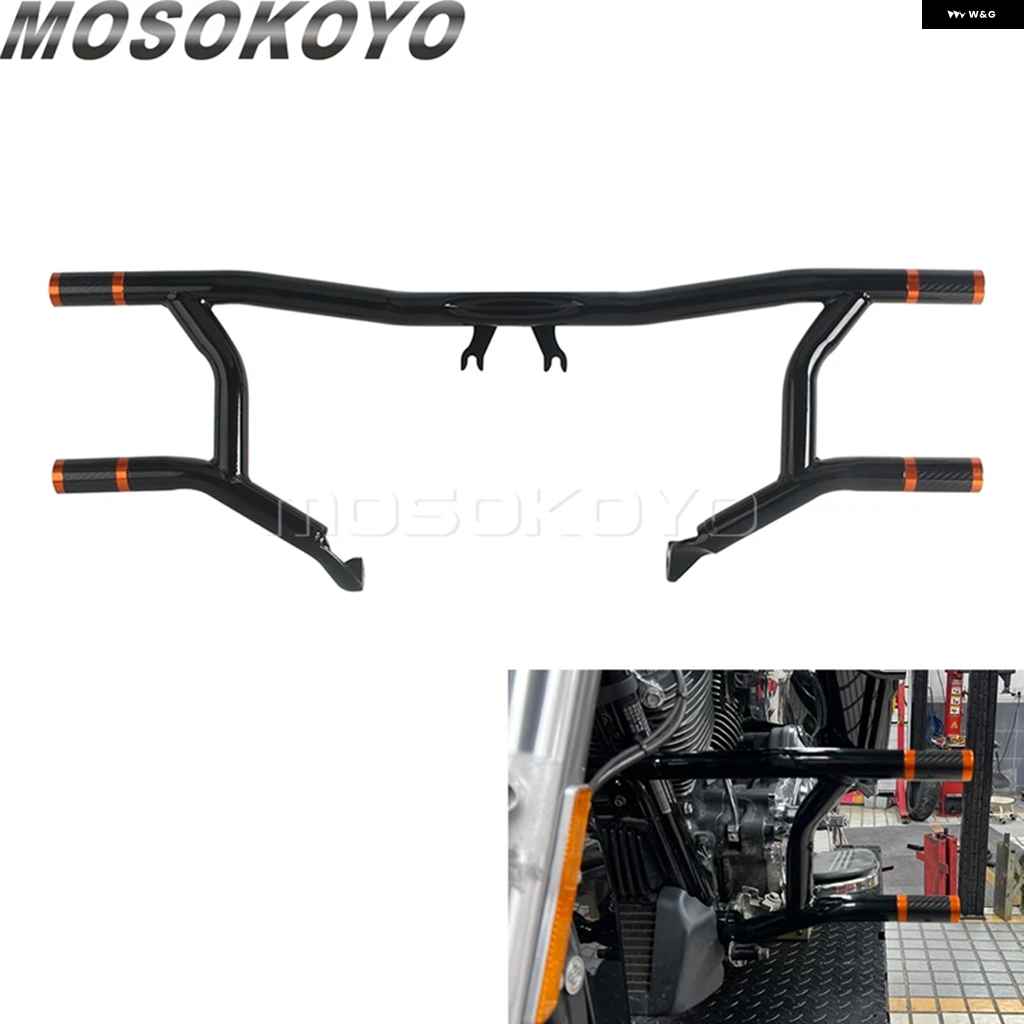 並行輸入品エンジン ガード クラッシュ バー フレーム オートバイ バイク バンパー フットレスト ハーレー フリーホイーラー FLRT 15-25 ストリートグラ_13