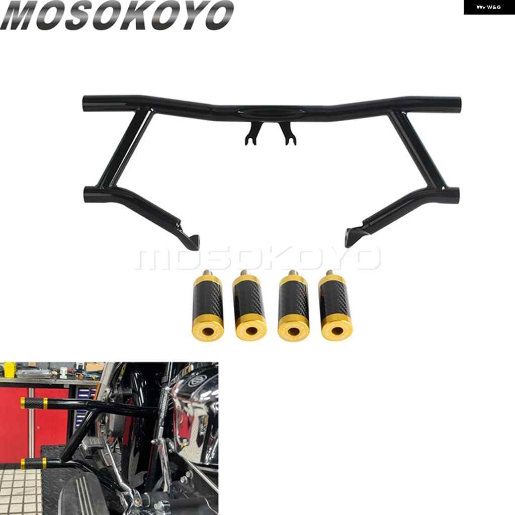 並行輸入品オートバイ バイク エンジン ガード クラッシュ バー プロテクター スライダー エンド ハーレー エレクトラ グライド キング ウルトラリミテ_5
