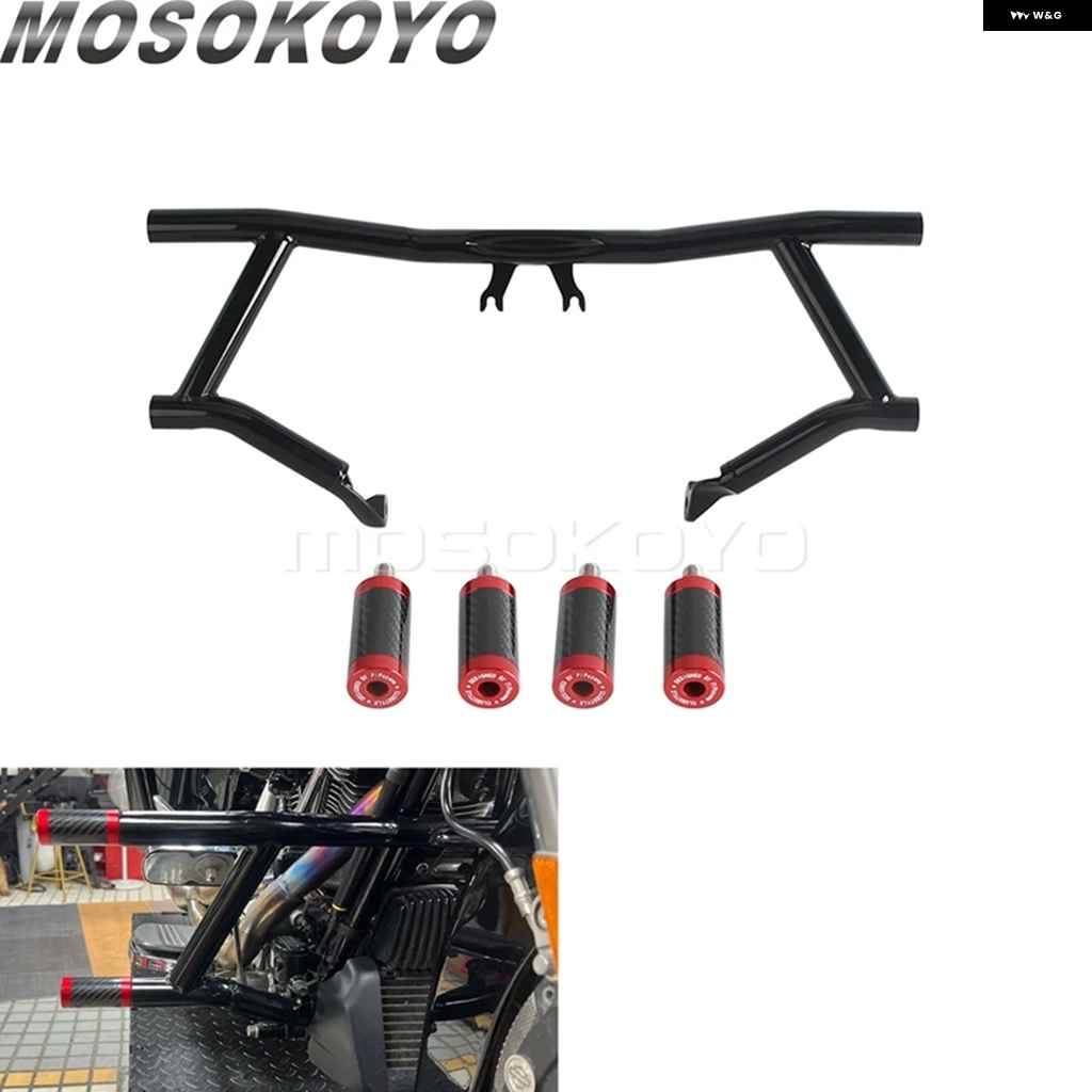 並行輸入品オートバイ バイク エンジン ガード クラッシュ バー プロテクター スライダー エンド ハーレー エレクトラ グライド キング ウルトラリミテ_8