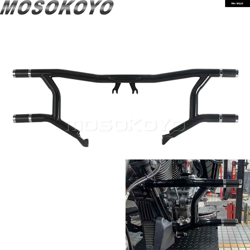 並行輸入品オートバイ バイク エンジン ガード クラッシュ バー プロテクター スライダー エンド ハーレー エレクトラ グライド キング ウルトラリミテ_11