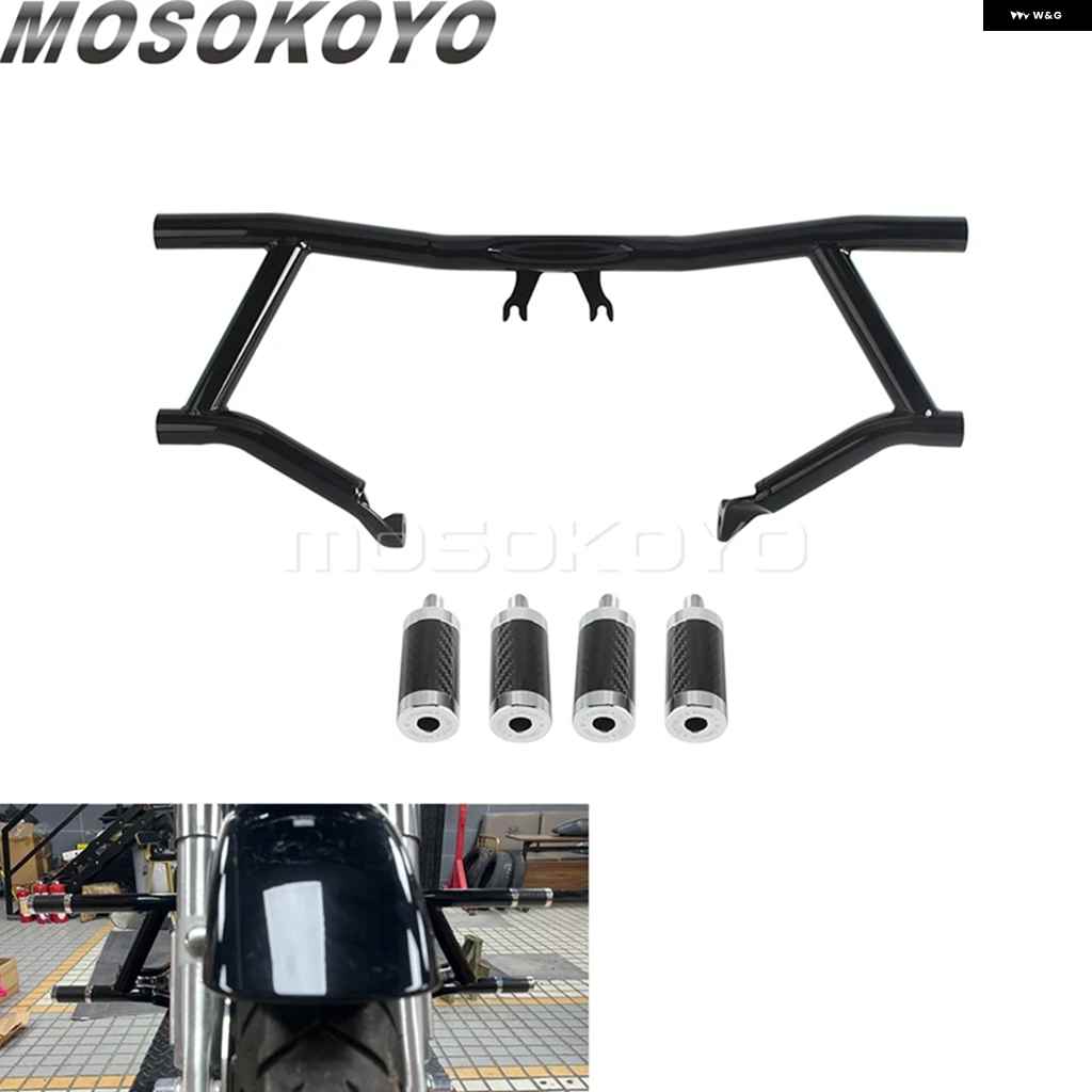並行輸入品オートバイ バイク エンジン ガード クラッシュ バー プロテクター スライダー エンド ハーレー エレクトラ グライド キング ウルトラリミテ_4