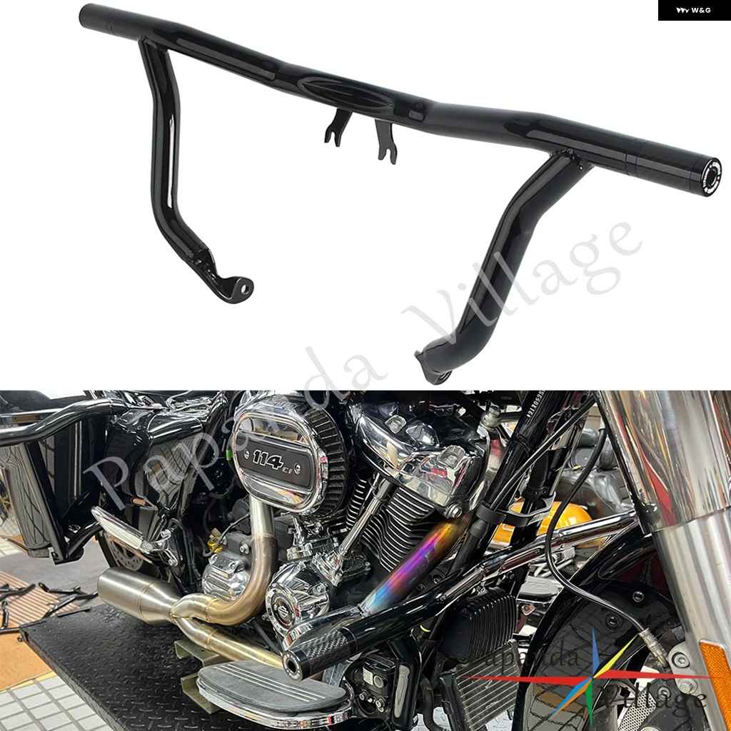 並行輸入品オートバイ バイク スライダー クラッシュ バー ガード ハーレー エレクトラ ストリート ロードグライド ロードキング FLRT エンジン クラッ_2