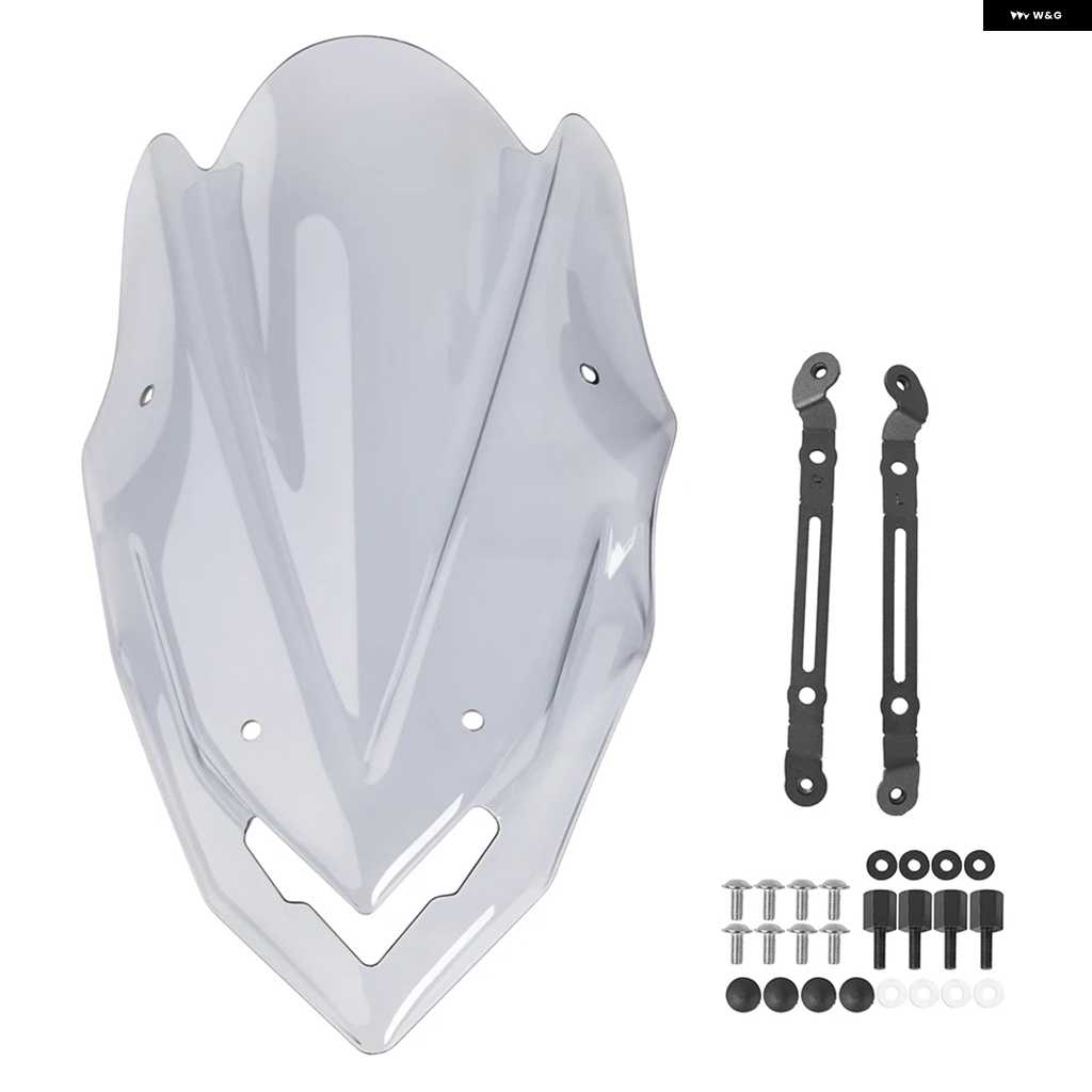 並行輸入品Z900 スポーツツーリング ウィンドシールド ウィンドスクリーン カワサキ 2017 2018 2019 オートバイ バイク ウィンド ディフレクター シールの画像