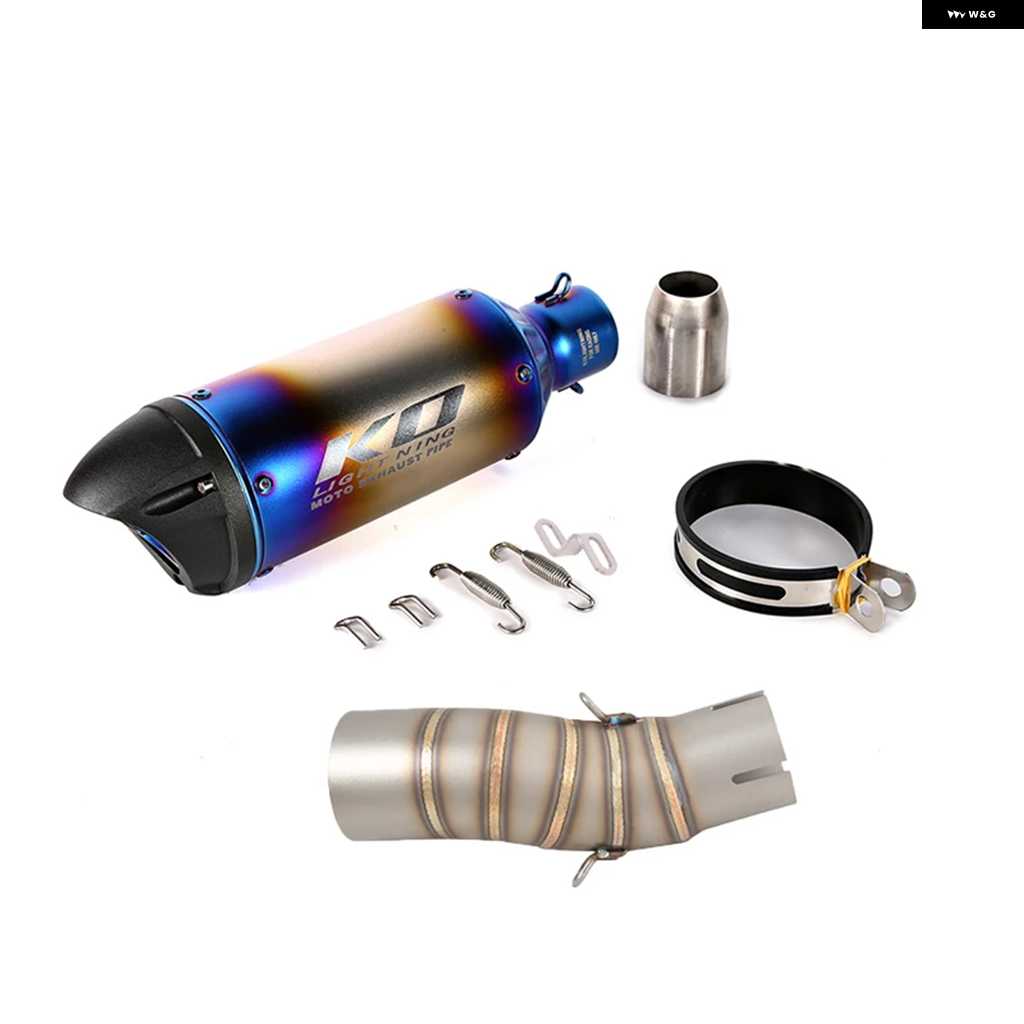並行輸入品アドベンチャー CFMOTO 450SR NK450 450NK 2022-2025 オートバイ バイク マフラー SC マフラー DB キラー付き ステンレスの画像