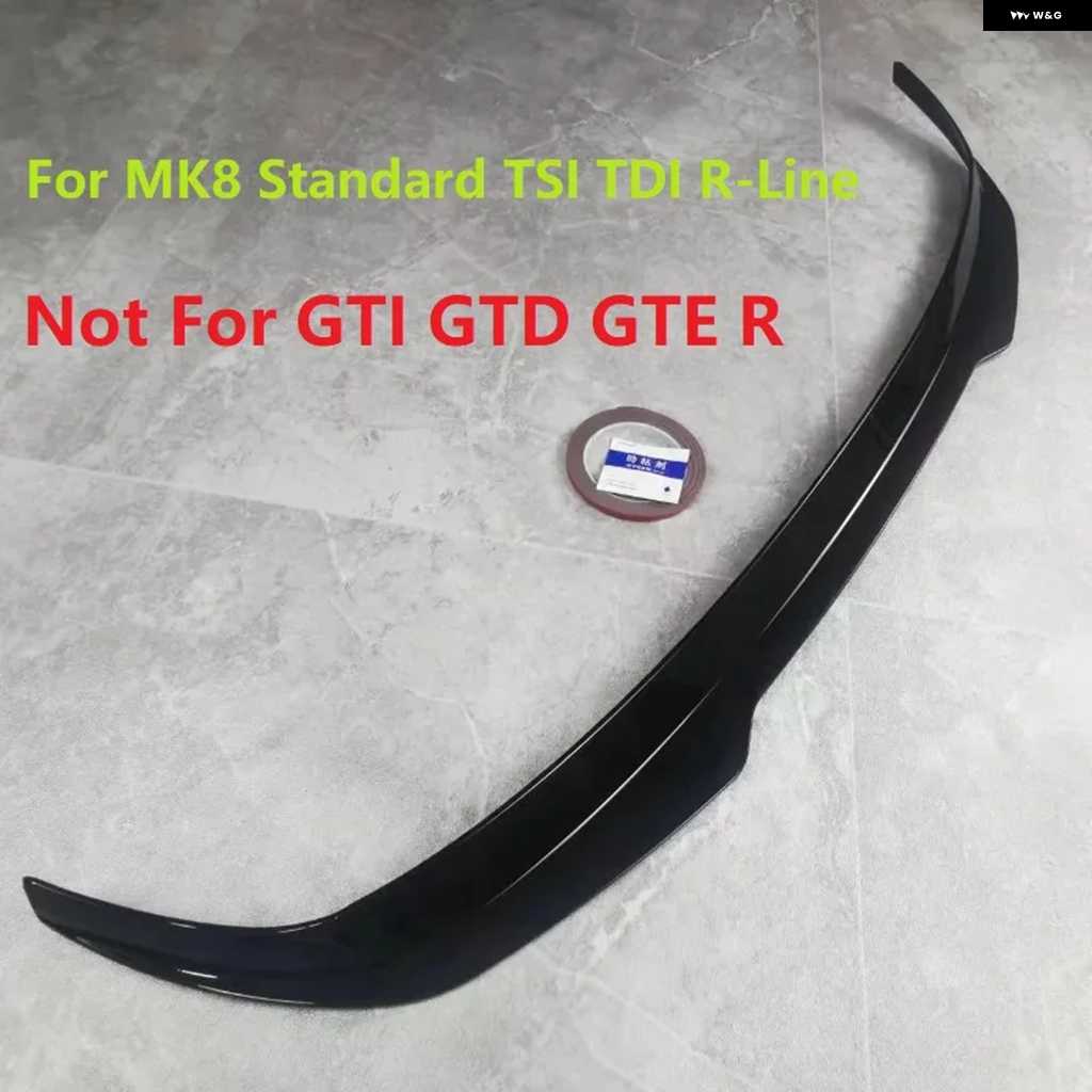 並行輸入品VW ゴルフ 8 MK8スタンダードTDI TSI Rライン2019-2023車MAXTON スタイル リアルーフスポイラー ウィングリア トランク リップスポイラー | ブランド登録なし | 01