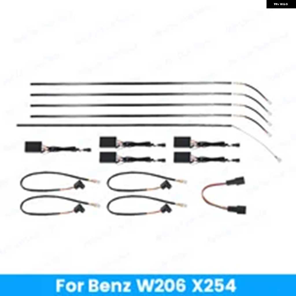 並行輸入品LED 64色 アクティブ スタイル アンビエントライト メルセデス ベンツ C クラス W206 X254 GLC 2022+ 車計器センター コンソール ライト | ブランド登録なし | 01