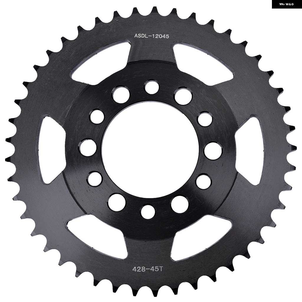 並行輸入品428 45T 54T オートバイ バイク リア スプロケット スターリングホイール ヤマハ DT 125 DT125 DT175 74-76 AG200 TW200 1989 91-17 TW225 02_1