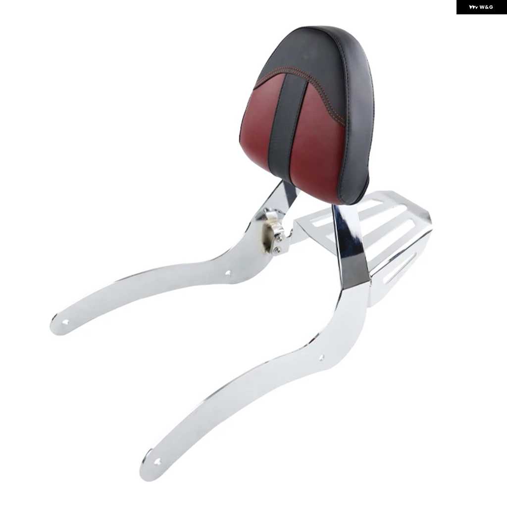 並行輸入品オートバイ バイク リア ピリオンシート 用バックレストシート シーシーバー クッション キャリア アクセサリー インディアン スカウトシック_6
