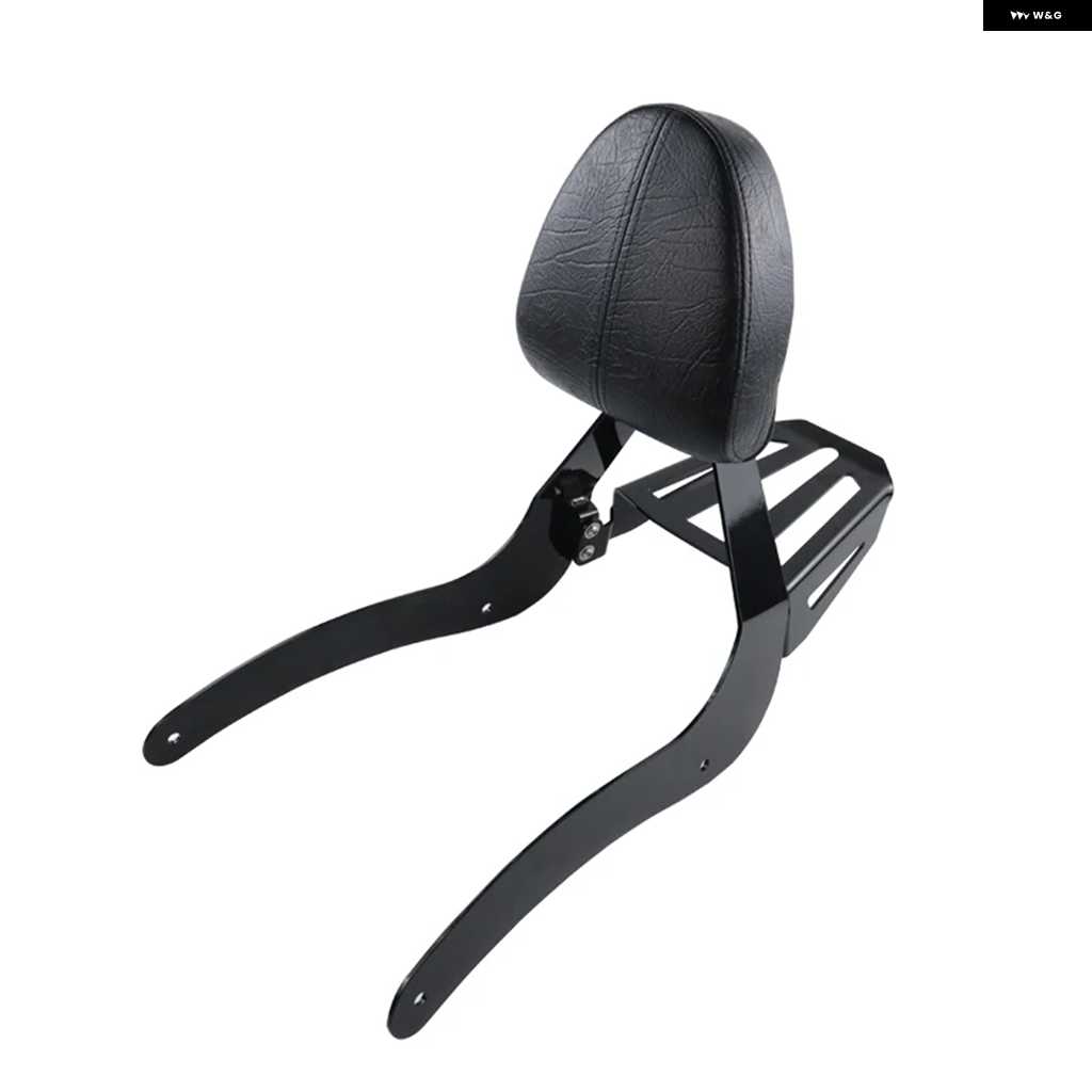 並行輸入品オートバイ バイク リア ピリオンシート 用バックレストシート シーシーバー クッション キャリア アクセサリー インディアン スカウトシック_1