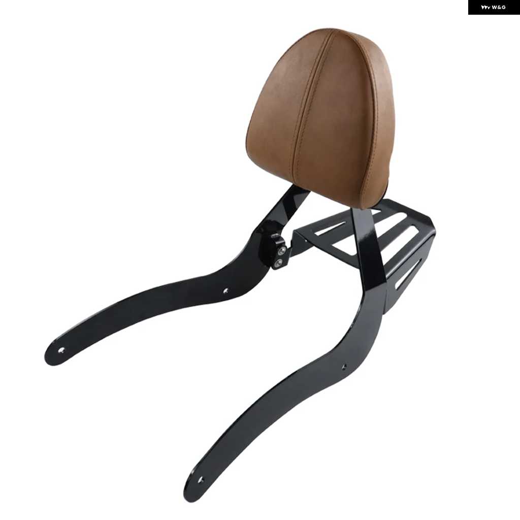 並行輸入品オートバイ バイク リア ピリオンシート 用バックレストシート シーシーバー クッション キャリア アクセサリー インディアン スカウトシック_3