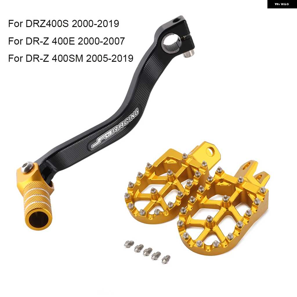 並行輸入品フットペグ フットレスト ペダル ブレーキ シフト レバー スズキ RM125 RM250 250Z RMZ250 RMX250 DR-Z 400 DRZ400S DRZ400SM KLX400R_5