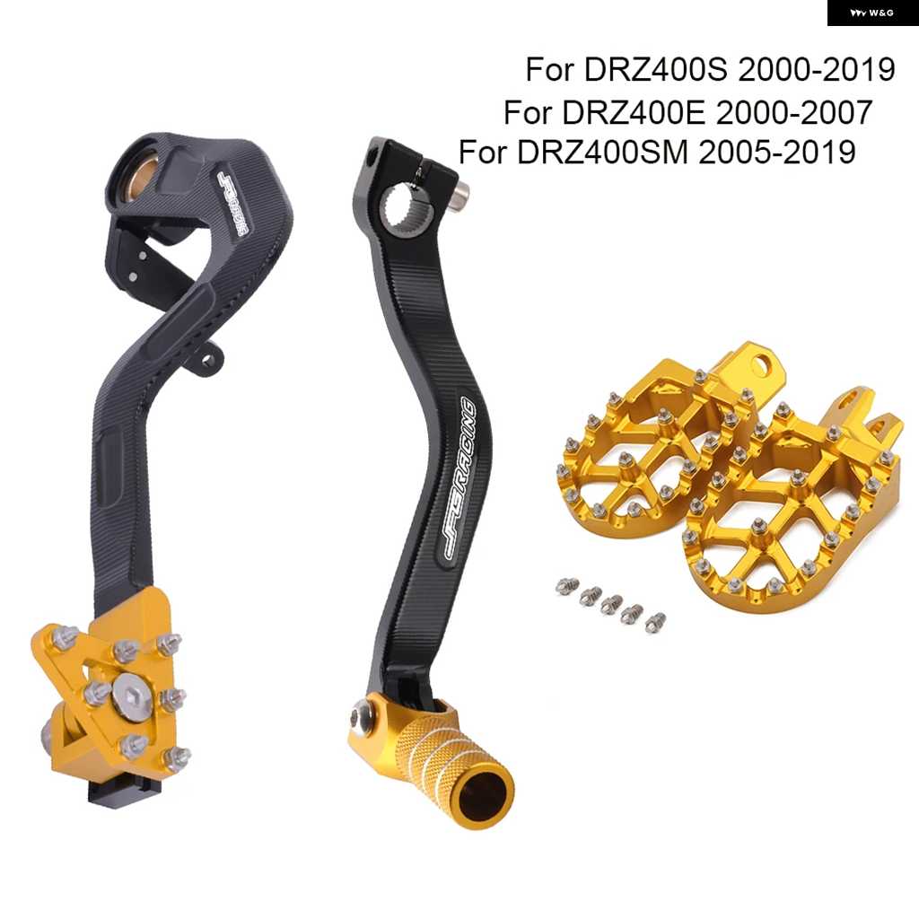 並行輸入品フットペグ フットレスト ペダル ブレーキ シフト レバー スズキ RM125 RM250 250Z RMZ250 RMX250 DR-Z 400 DRZ400S DRZ400SM KLX400R_7